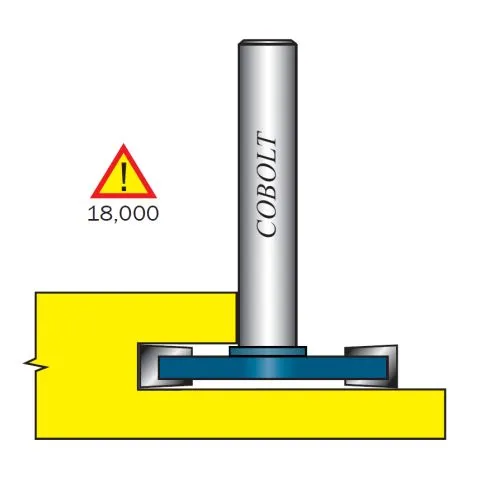 Kampanjpris 213-030 Cobolt Skivnotfräs utan lager L=3 mm, D=36